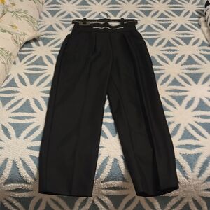 Black High-Waisted Trousers